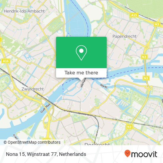 Nona 15, Wijnstraat 77 map