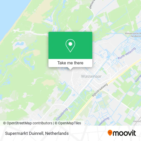Supermarkt Duinrell map