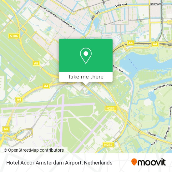 Hotel Accor Amsterdam Airport map