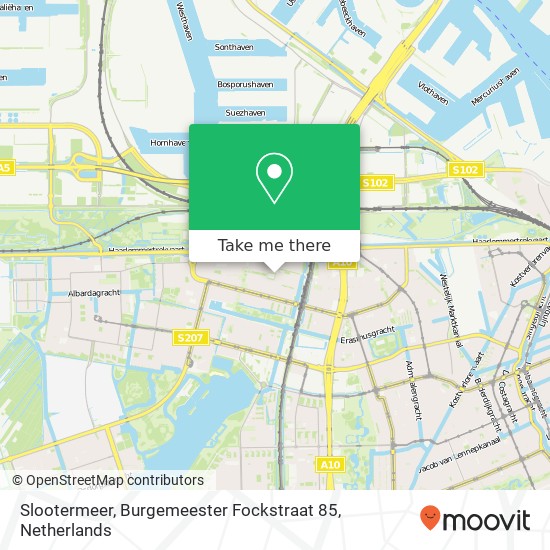 Slootermeer, Burgemeester Fockstraat 85 map