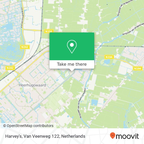 Harvey's, Van Veenweg 122 map