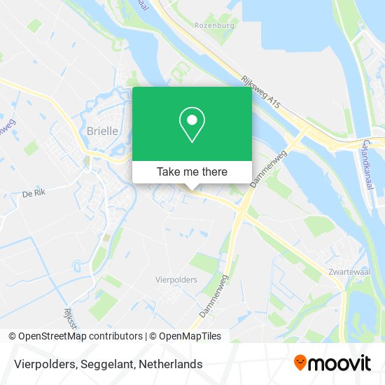 Vierpolders, Seggelant Karte