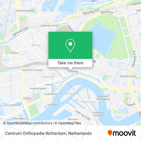 Centrum Orthopedie Rotterdam Karte