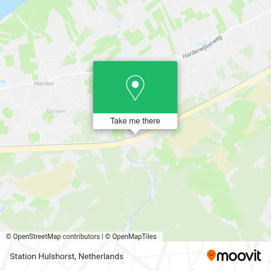 Station Hulshorst map