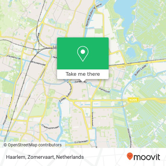 Haarlem, Zomervaart map