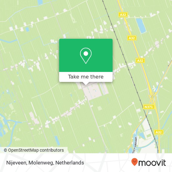 Nijeveen, Molenweg Karte