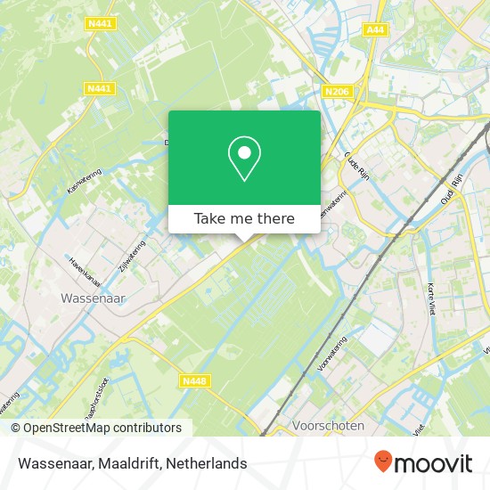 Wassenaar, Maaldrift Karte