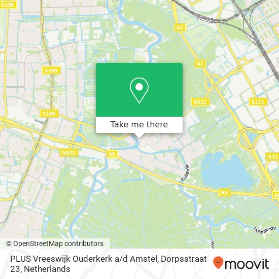 PLUS Vreeswijk Ouderkerk a / d Amstel, Dorpsstraat 23 map