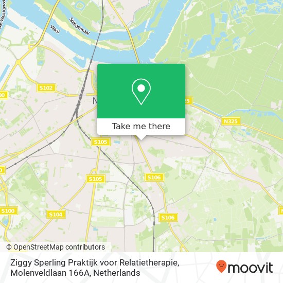 Ziggy Sperling Praktijk voor Relatietherapie, Molenveldlaan 166A map