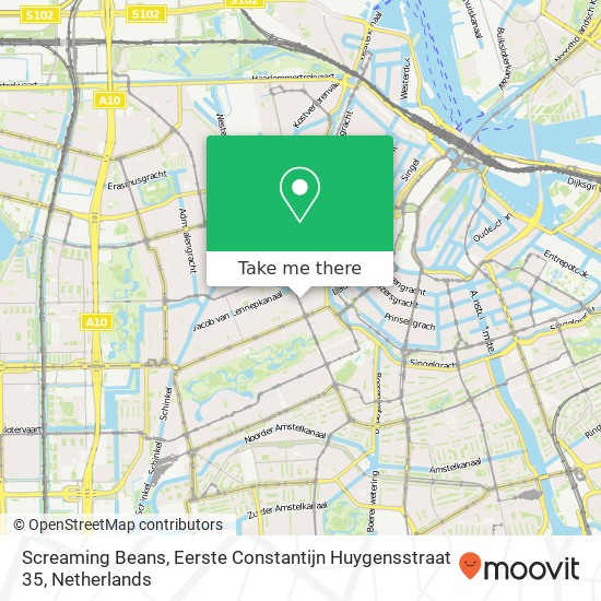 Screaming Beans, Eerste Constantijn Huygensstraat 35 map