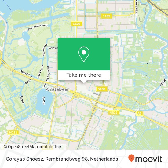 Soraya's Shoesz, Rembrandtweg 98 map