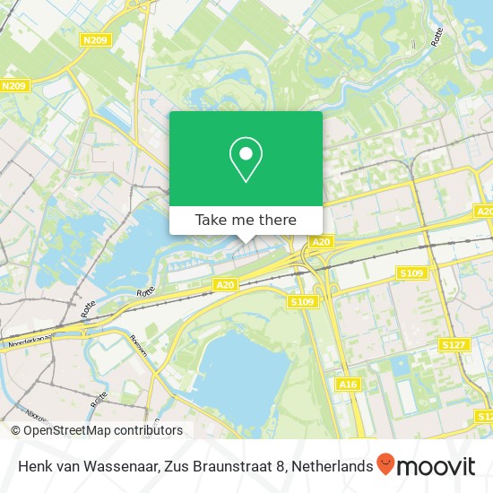 Henk van Wassenaar, Zus Braunstraat 8 map