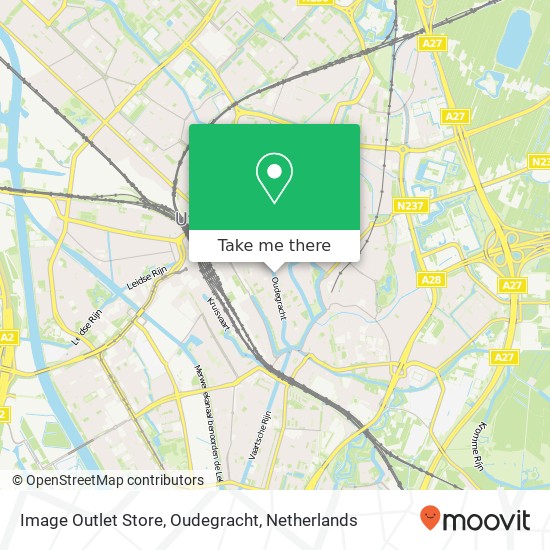 Image Outlet Store, Oudegracht map