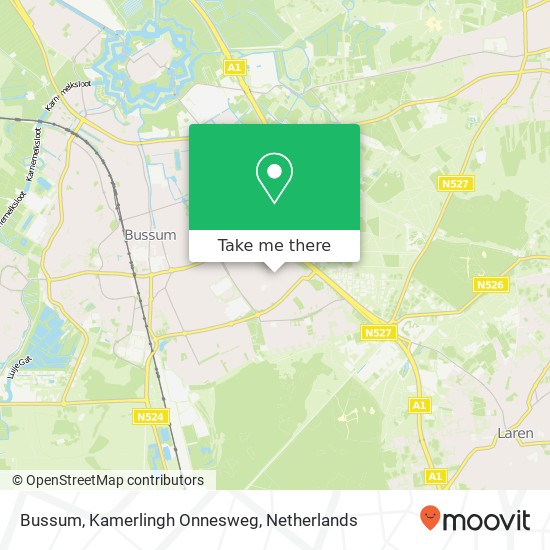 Bussum, Kamerlingh Onnesweg map