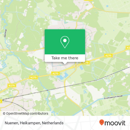 Nuenen, Heikampen map