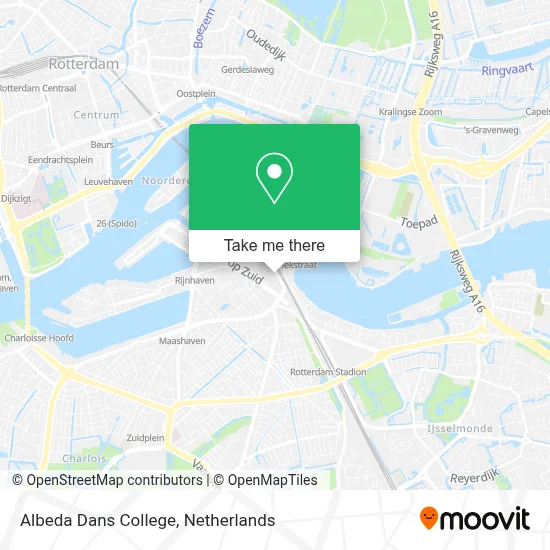 Albeda Dans College map