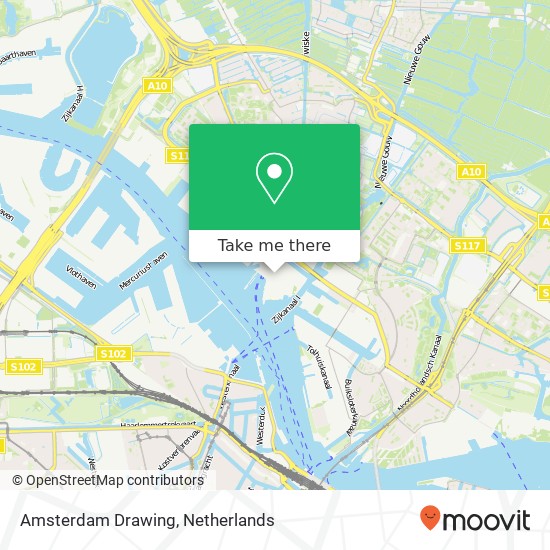 Amsterdam Drawing Karte