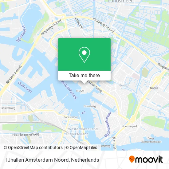 IJhallen Amsterdam Noord map