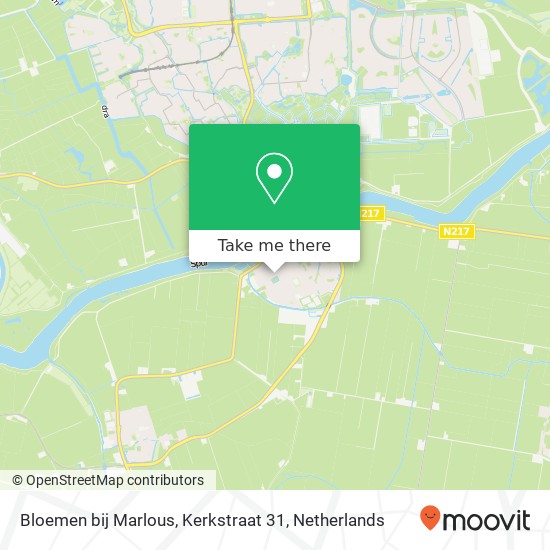 Bloemen bij Marlous, Kerkstraat 31 map