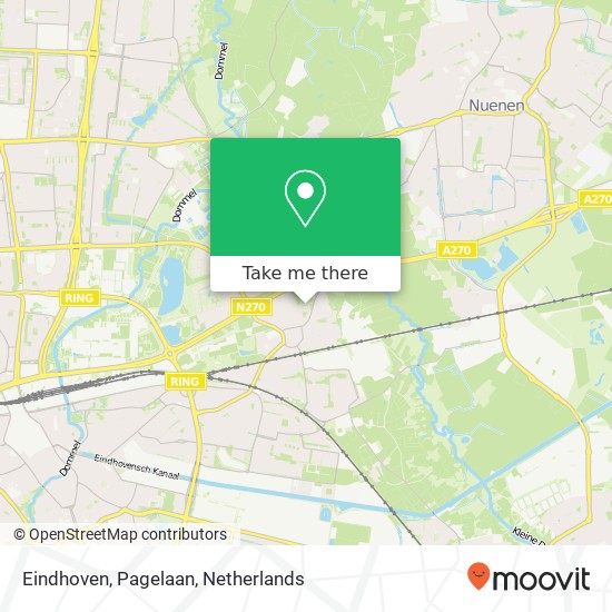 Eindhoven, Pagelaan Karte