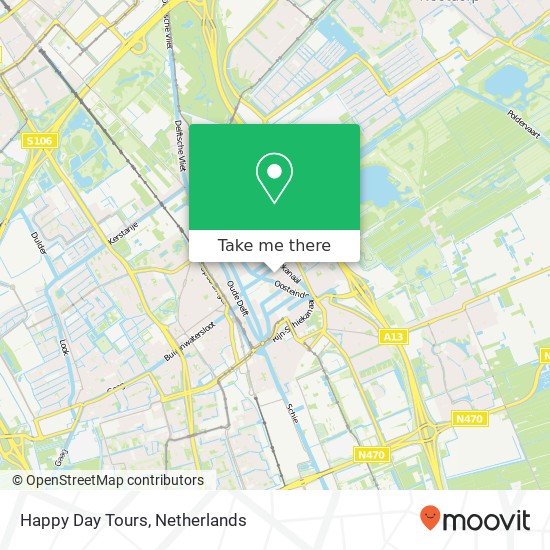 Happy Day Tours map