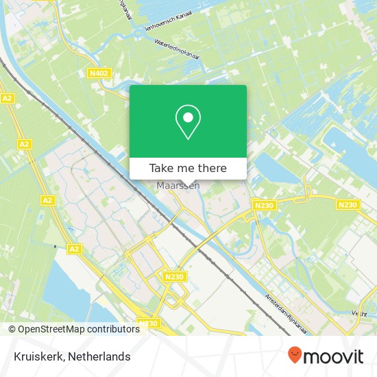 Kruiskerk Karte