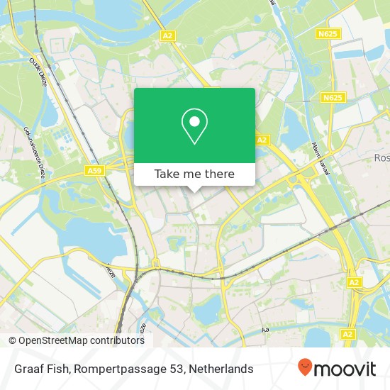 Graaf Fish, Rompertpassage 53 map