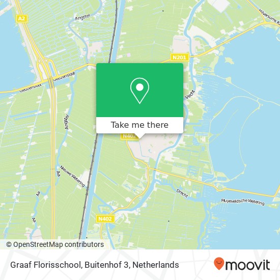 Graaf Florisschool, Buitenhof 3 map