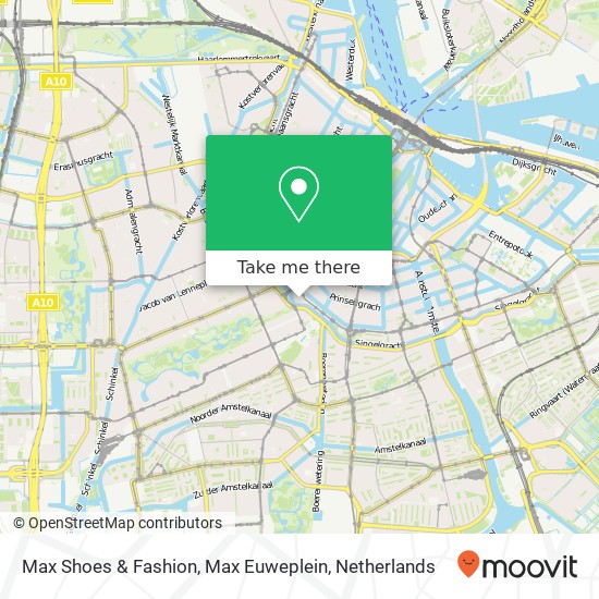 Max Shoes & Fashion, Max Euweplein map