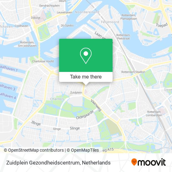 Zuidplein Gezondheidscentrum map