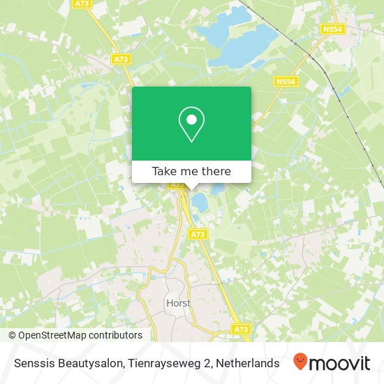 Senssis Beautysalon, Tienrayseweg 2 map