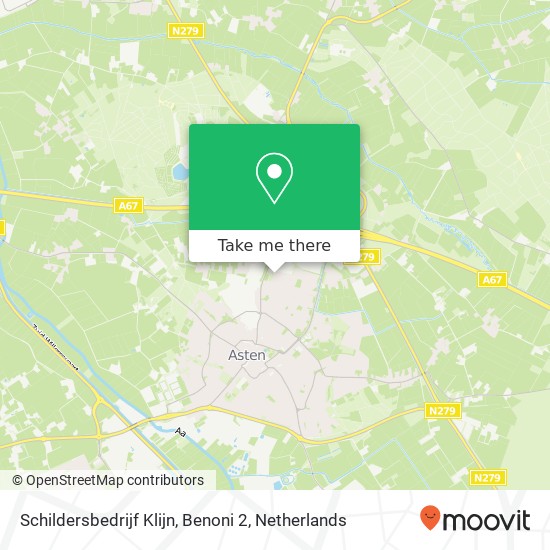 Schildersbedrijf Klijn, Benoni 2 Karte