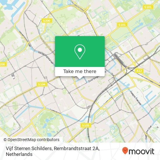 Vijf Sterren Schilders, Rembrandtstraat 2A map