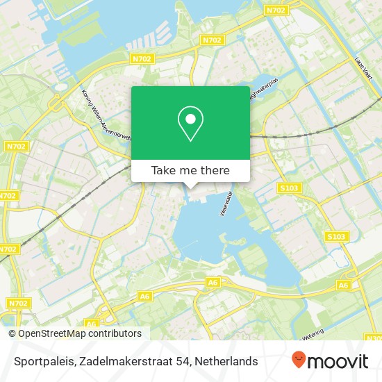 Sportpaleis, Zadelmakerstraat 54 map