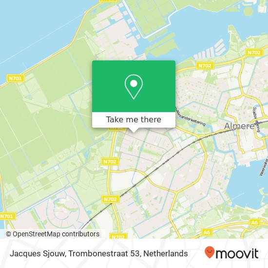 Jacques Sjouw, Trombonestraat 53 map