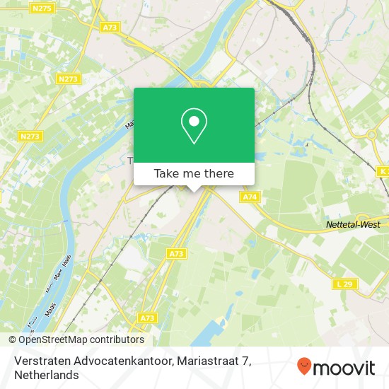 Verstraten Advocatenkantoor, Mariastraat 7 map