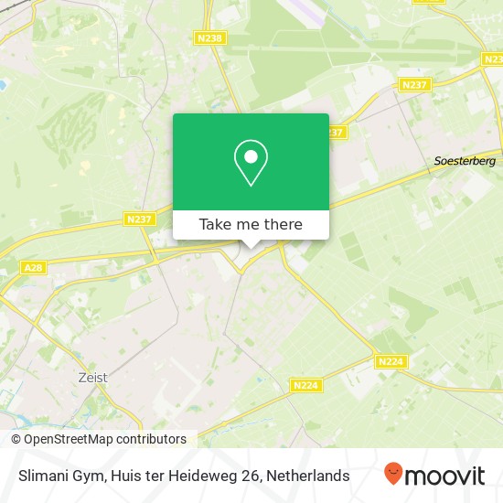 Slimani Gym, Huis ter Heideweg 26 map