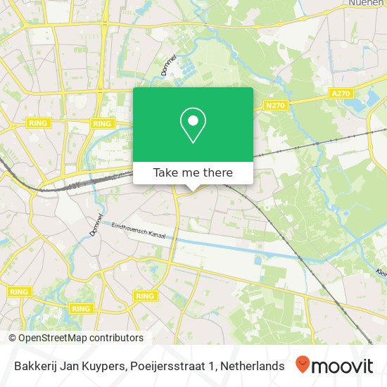 Bakkerij Jan Kuypers, Poeijersstraat 1 map