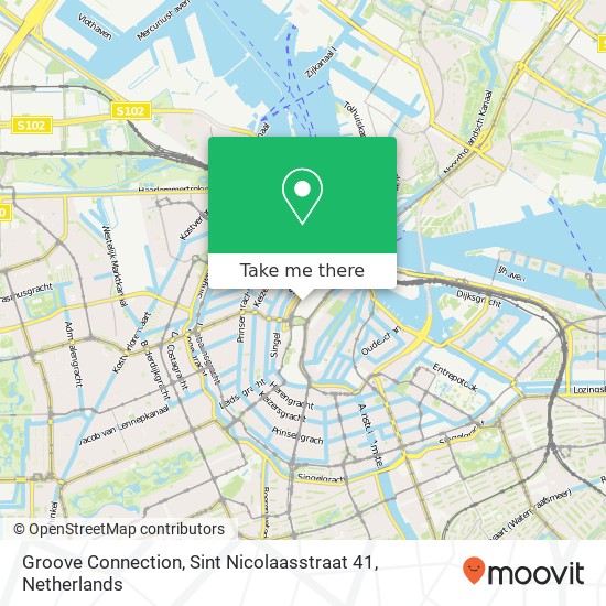 Groove Connection, Sint Nicolaasstraat 41 Karte