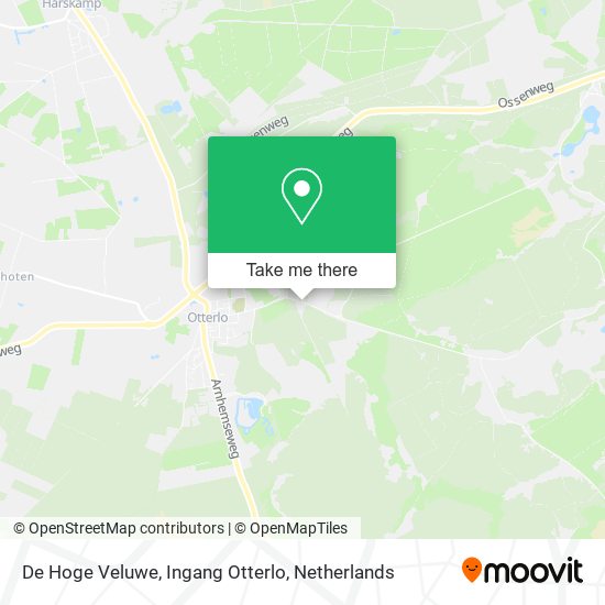 De Hoge Veluwe, Ingang Otterlo map