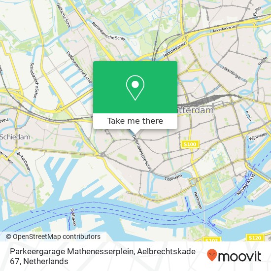Parkeergarage Mathenesserplein, Aelbrechtskade 67 map