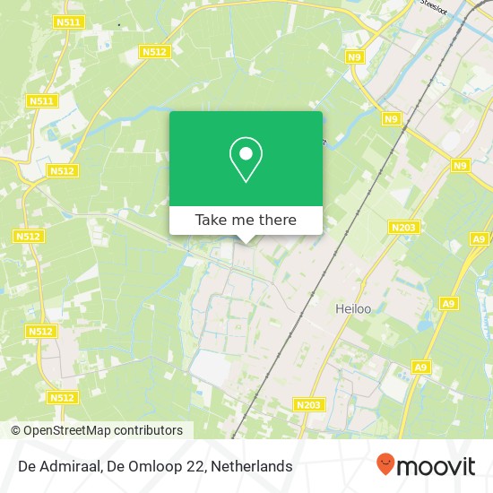 De Admiraal, De Omloop 22 map