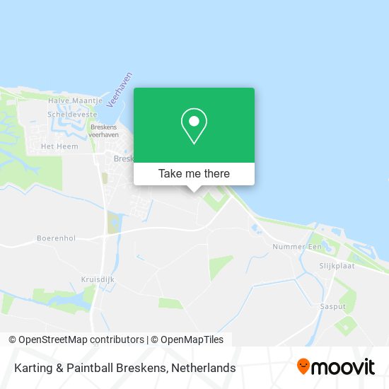 Karting & Paintball Breskens map