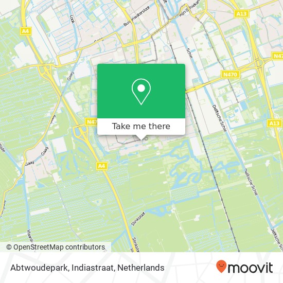 Abtwoudepark, Indiastraat map