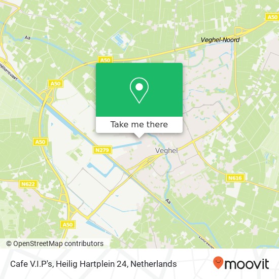 Cafe V.I.P's, Heilig Hartplein 24 map