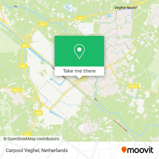 Carpool Veghel map
