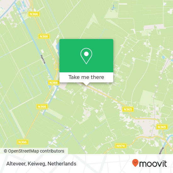 Alteveer, Keiweg Karte