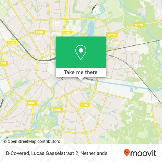 B-Covered, Lucas Gasselstraat 2 map