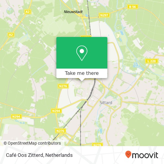 Café Oos Zitterd map