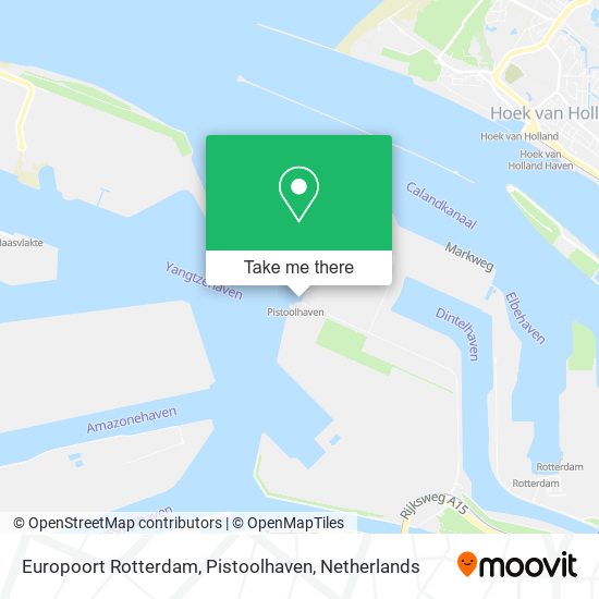Europoort Rotterdam, Pistoolhaven map